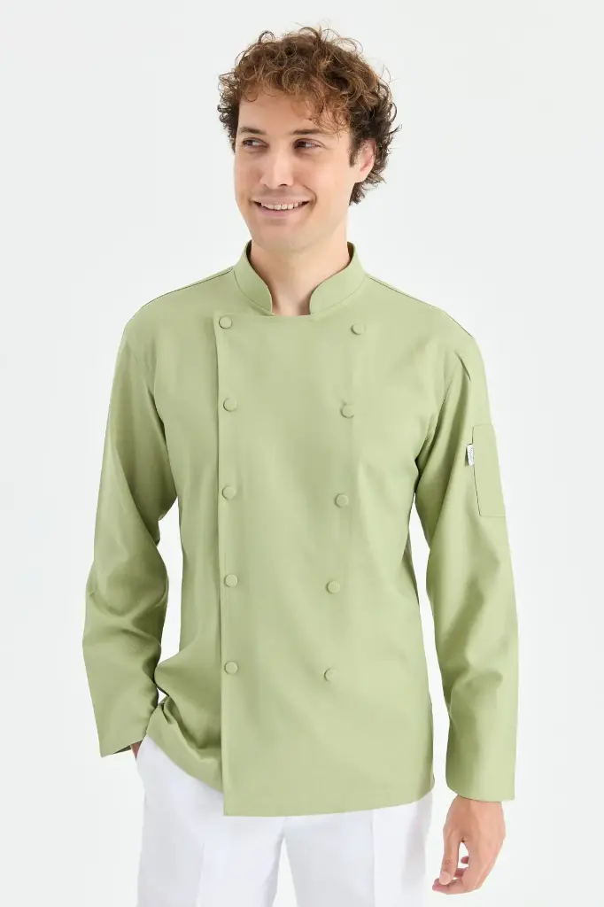 E2001 Çift Sıra Düğme  Aşçı Ceket ERKEK
