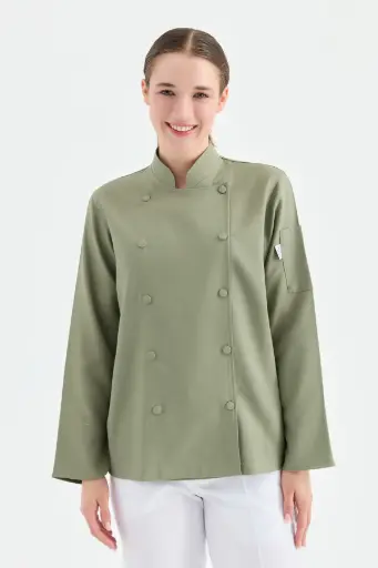 K1923 Gizli Pat Aşçı Ceket KADIN